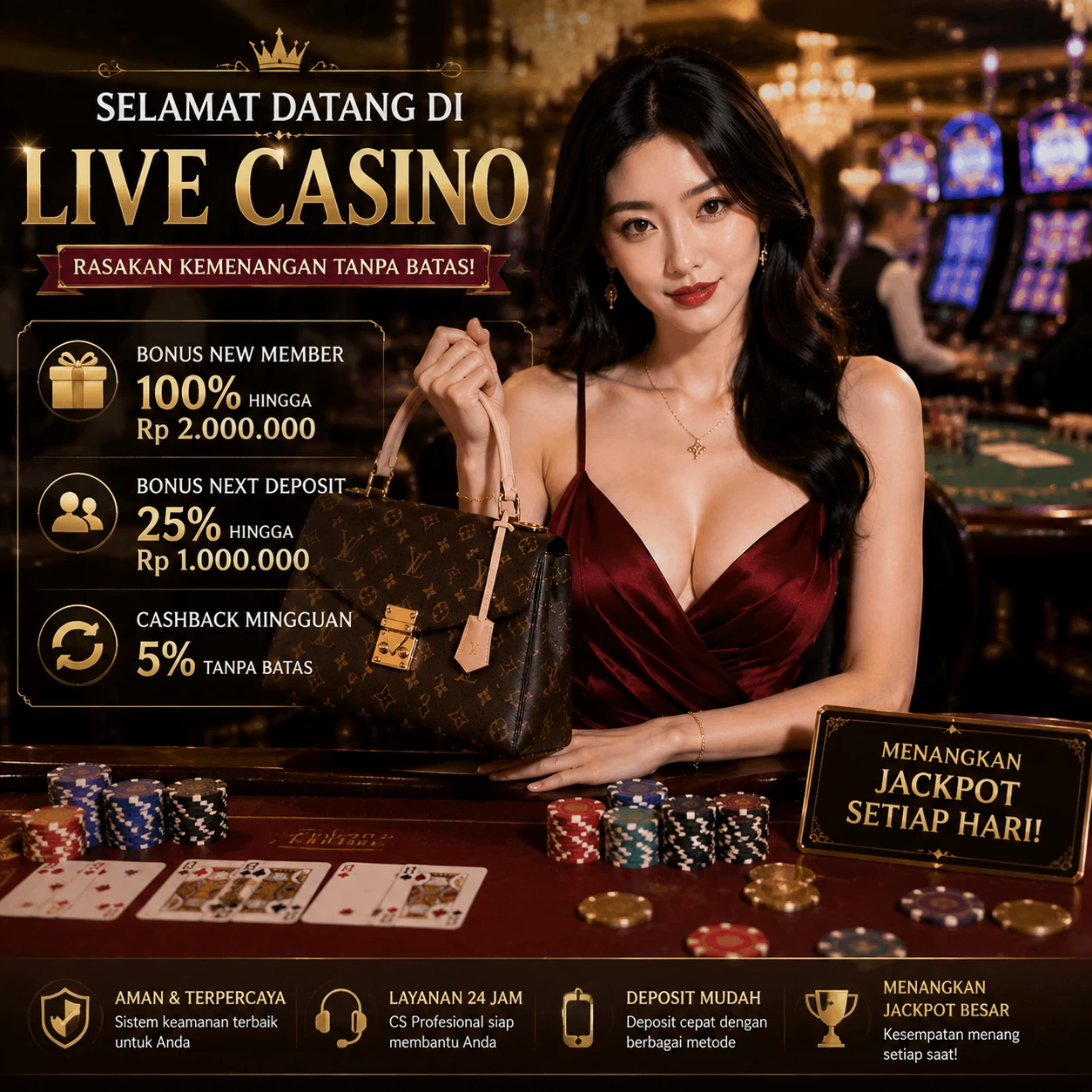 Interface aplikasi setelah instalasi berhasil